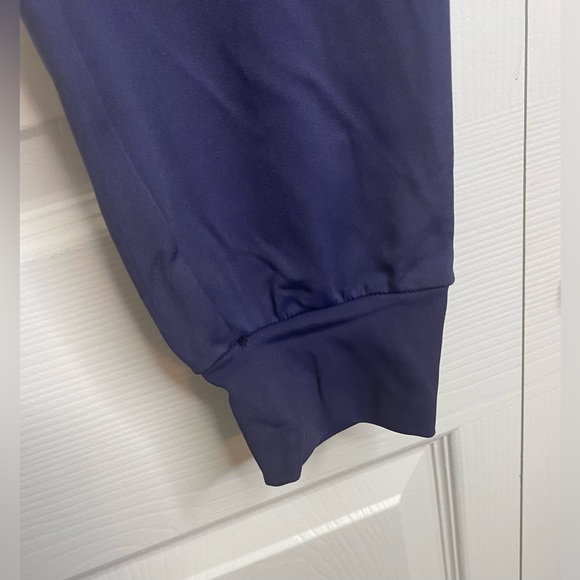 High Waisted Wide Women’s Waistband Joggers Navy - Picture 6 of 11